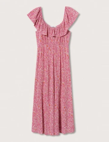 Rochie medie Mango, roz Roz