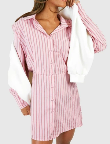 Rochie scurta Boohoo, roz
