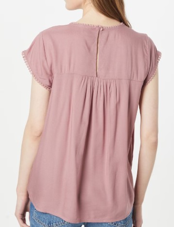 Bluza Vero Moda, roz pudra