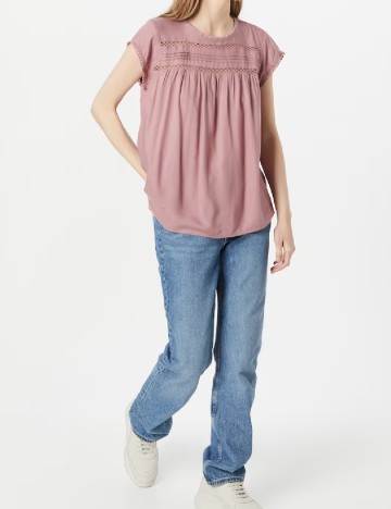 Bluza Vero Moda, roz pudra