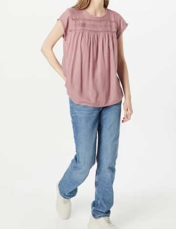 Bluza Vero Moda, roz pudra