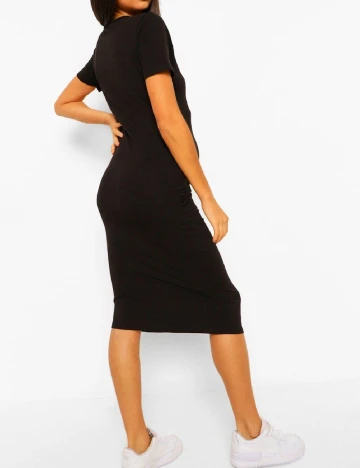 Rochie medie Boohoo maternity, negru