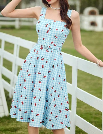 Rochie medie SHEIN, bleu