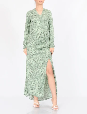 Rochie lunga Vero Moda, verde