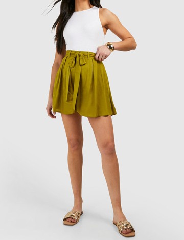 Pantaloni scurti Boohoo maternity, verde