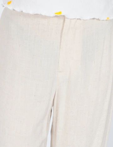 Pantaloni Only, crem