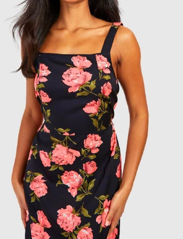 Rochie lunga Boohoo, negru