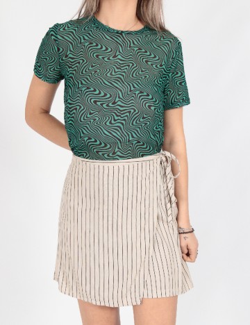 Fusta pantalon Vero Moda, bej
