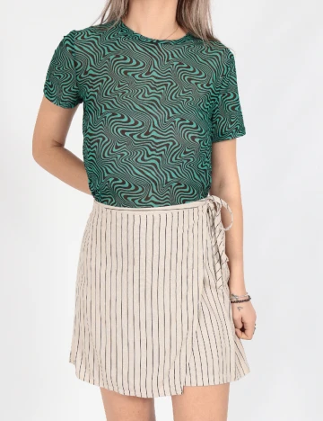 Fusta pantalon Vero Moda, bej