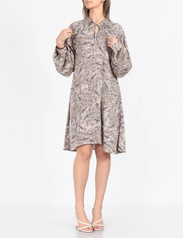 Rochie scurta Vero Moda, maro deschis