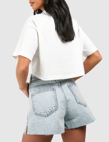 Pantaloni scurti Boohoo, albastru