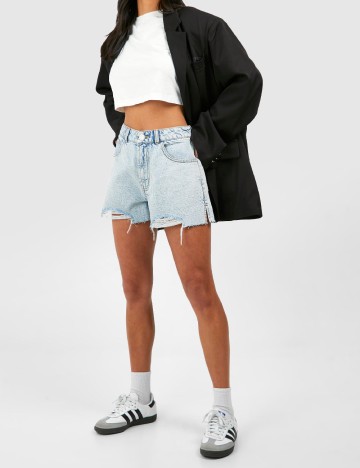 Pantaloni scurti Boohoo, albastru