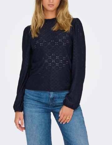 
						Bluza Jacqueline de Yong, bleumarin