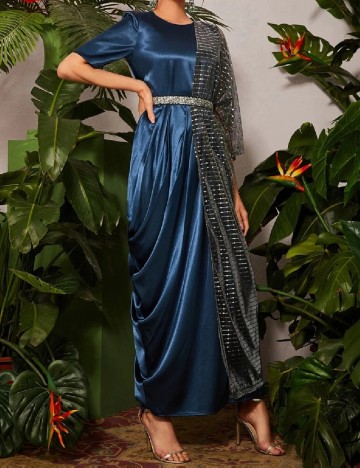 
						Rochie lunga SHEIN, albastru