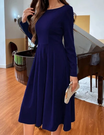 Rochie medie SHEIN, bleumarin