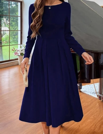 Rochie medie SHEIN, bleumarin