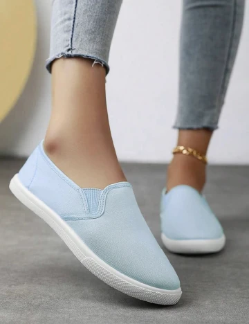 Espadrile SHEIN, bleu Albastru