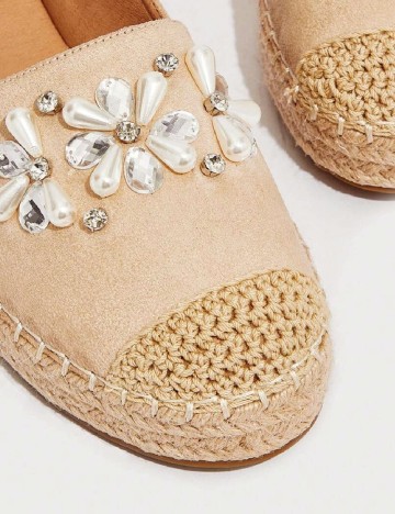 Espadrile SHEIN, crem