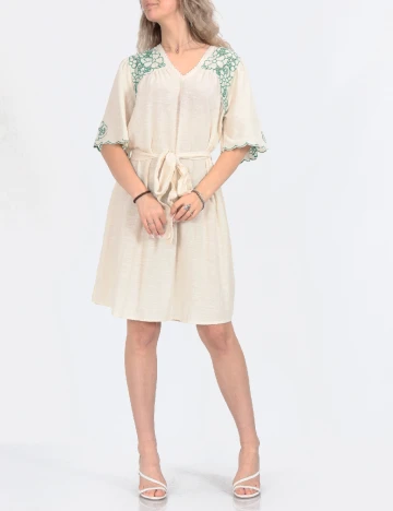 Rochie scurta Vero Moda, crem