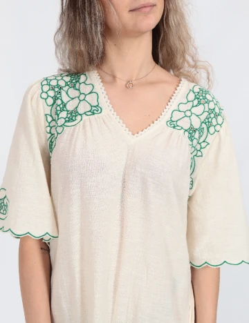 Rochie scurta Vero Moda, crem