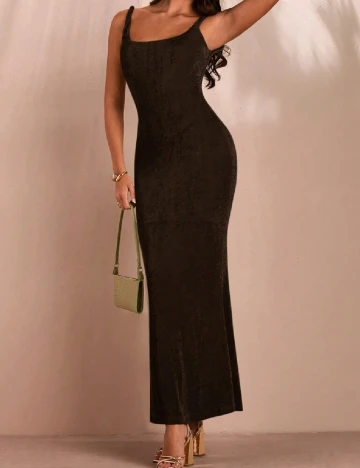 Rochie lunga SHEIN, maro