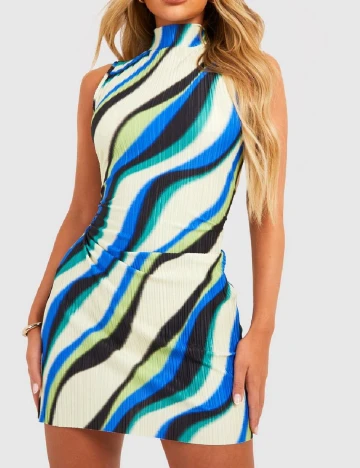 Rochie scurta Boohoo, mix culori