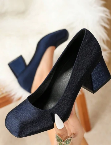 Pantofi SHEIN, bleumarin Albastru