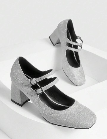 
						Pantofi SHEIN, argintiu