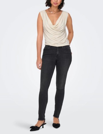 Bluza Jacqueline de Yong, crem