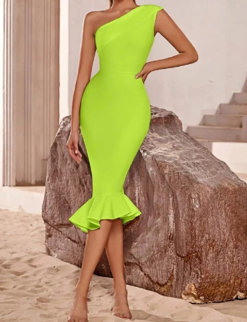 Rochie medie SHEIN, verde