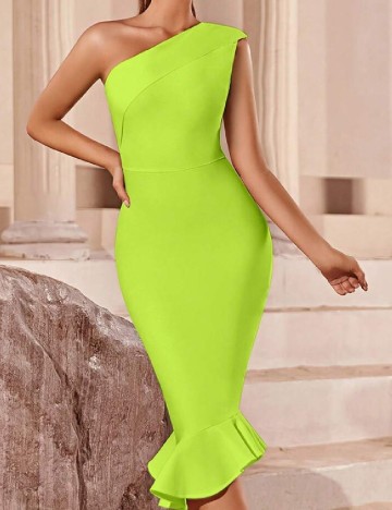 Rochie medie SHEIN, verde