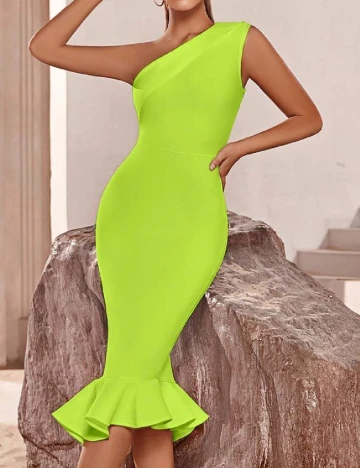 Rochie medie SHEIN, verde