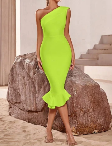 Rochie medie SHEIN, verde