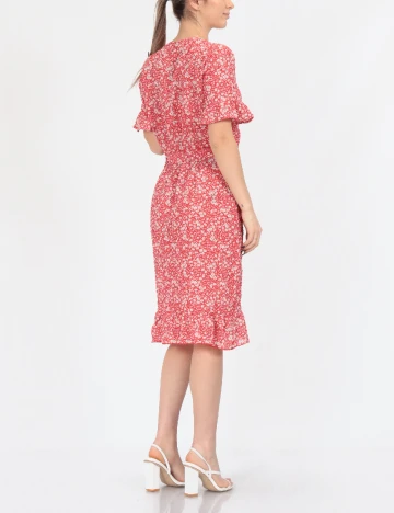 Rochie scurta Vero Moda, rosu