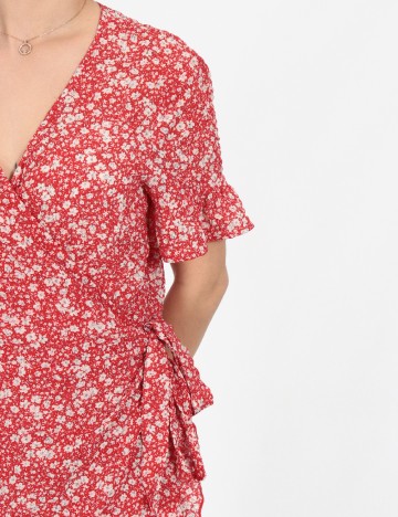 Rochie scurta Vero Moda, rosu
