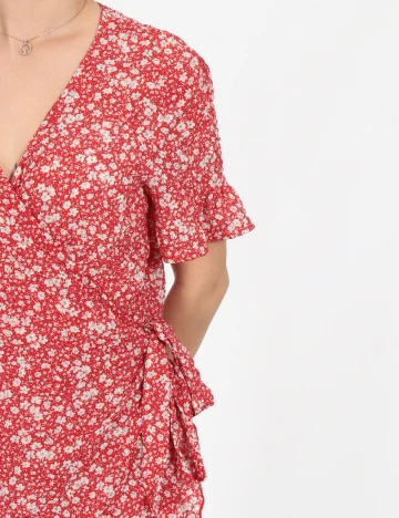 Rochie scurta Vero Moda, rosu
