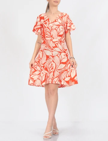 Rochie scurta Jacqueline de Yong, portocaliu