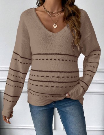 Pulover SHEIN Maternity, maro