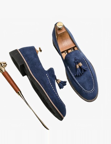 Mocasini SHEIN, bleumarin