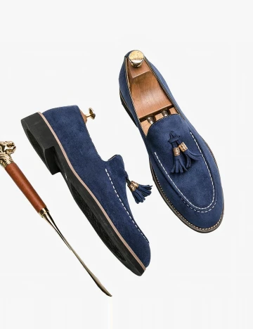 Mocasini SHEIN, bleumarin Albastru