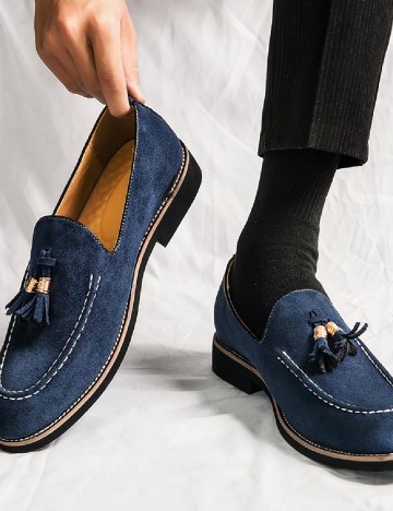 Mocasini SHEIN, bleumarin