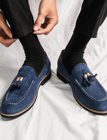 Mocasini SHEIN, bleumarin