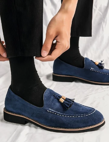 Mocasini SHEIN, bleumarin Albastru