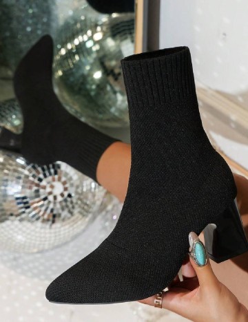 
						Botine SHEIN, negru
