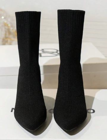Botine SHEIN, negru Negru