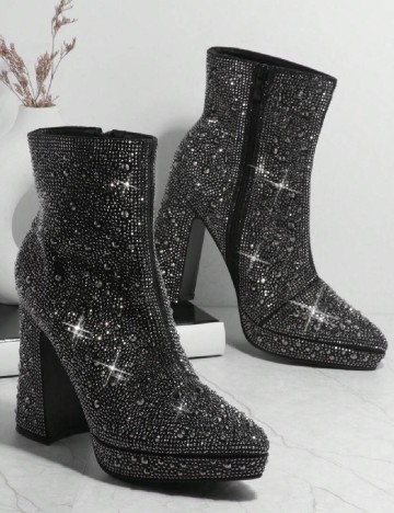 Botine SHEIN, negru
