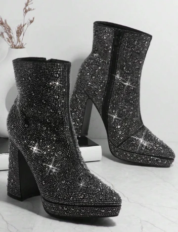 Botine SHEIN, negru