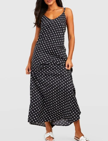 Rochie lunga Boohoo, negru