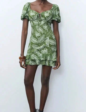Rochie scurta SHEIN, verde