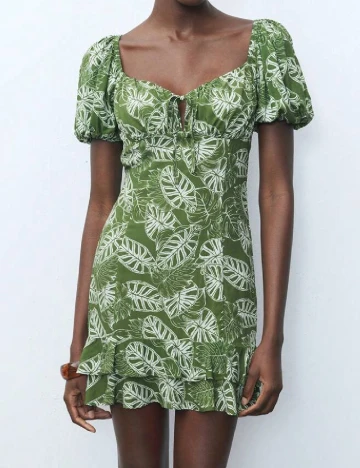 Rochie scurta SHEIN, verde